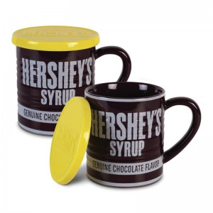Fitz and Floyd Hershey's Syrup Can with Lid  Coffee Mug FIZ3270